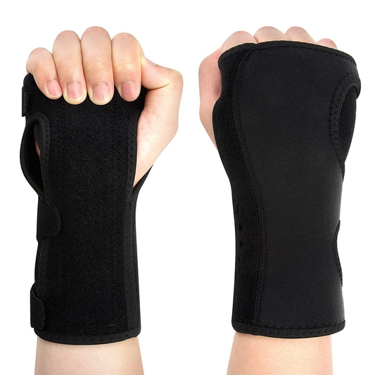 Fits Both Hands Copper Infused Adjustable Support Splint Wrist Brace for Carpal Tunnel Relief Support Both a Wrist Splint