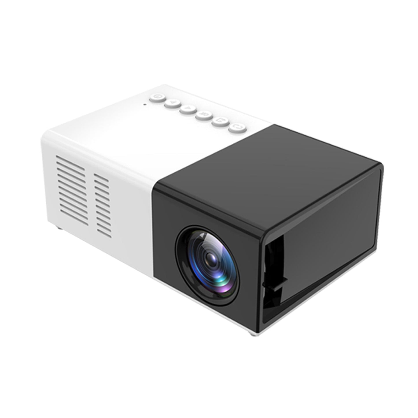 Small Household Projector LED Portable Projector Supports HD 1080p Outdoor Mobile Power Supply