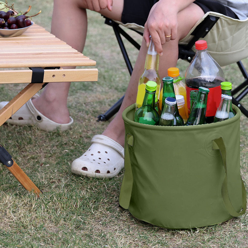 Picnic Bucket Camping Accessories Cooking Collapsible Foldable Fishing Multifunction Travel